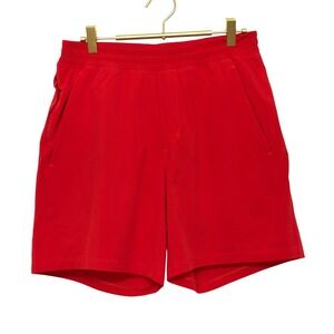 Lululemon Mens 7" Pace Breaker Shorts with Liner Size M Red Pristine